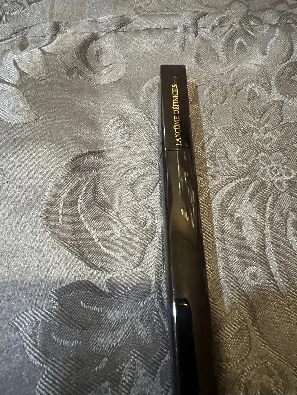 Lancôme Ribbed Velvet Light Pink Makeup Pouch with new mascara samples